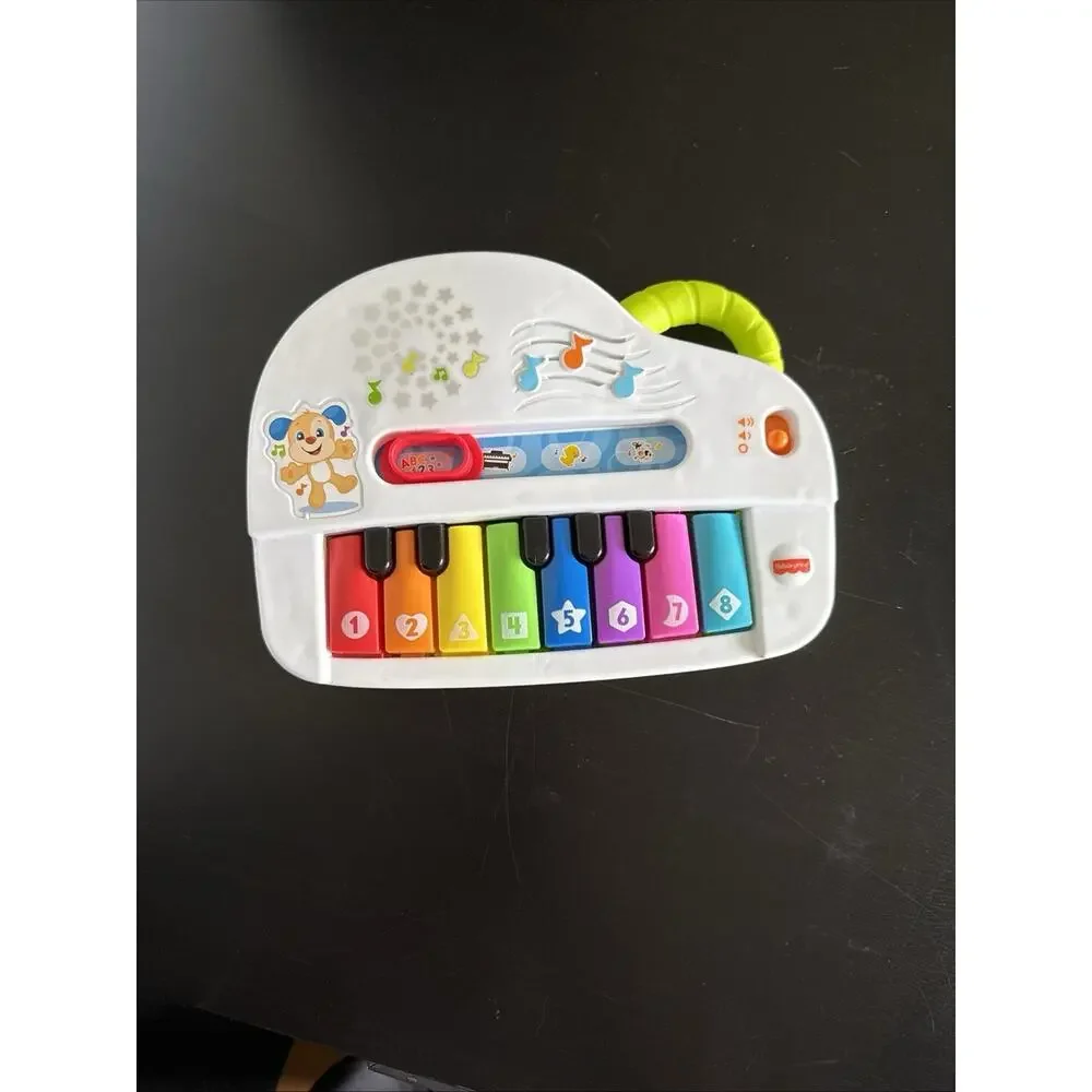 Fisher Price Laugh And Learn Silly Sounds Light Up Piano Keyboard Toy Tested